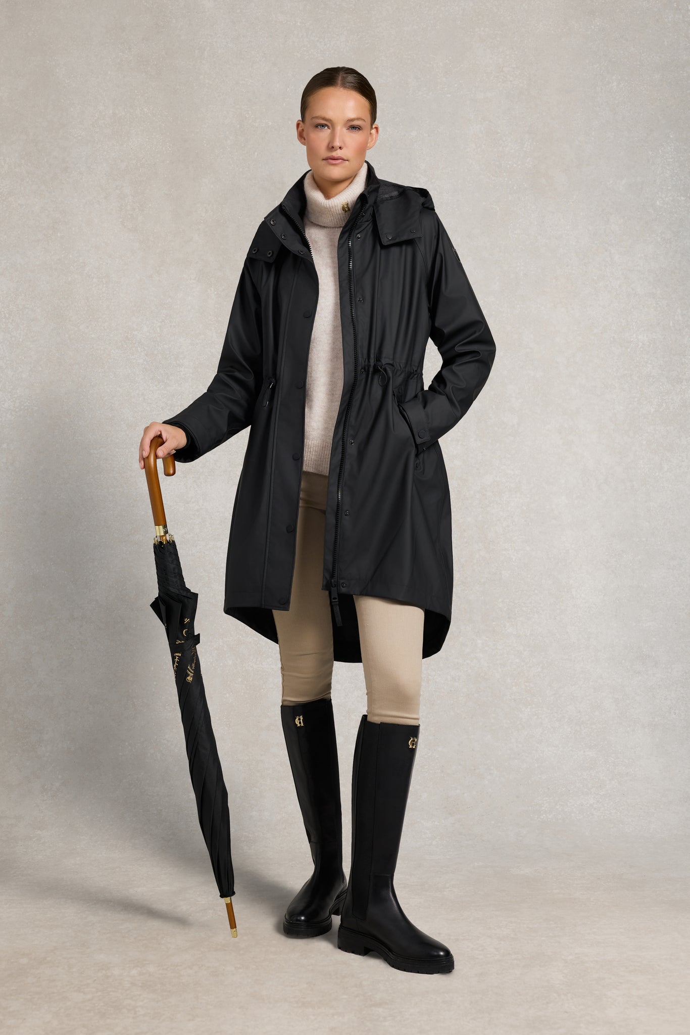 XL HC Crest Umbrella (Black)