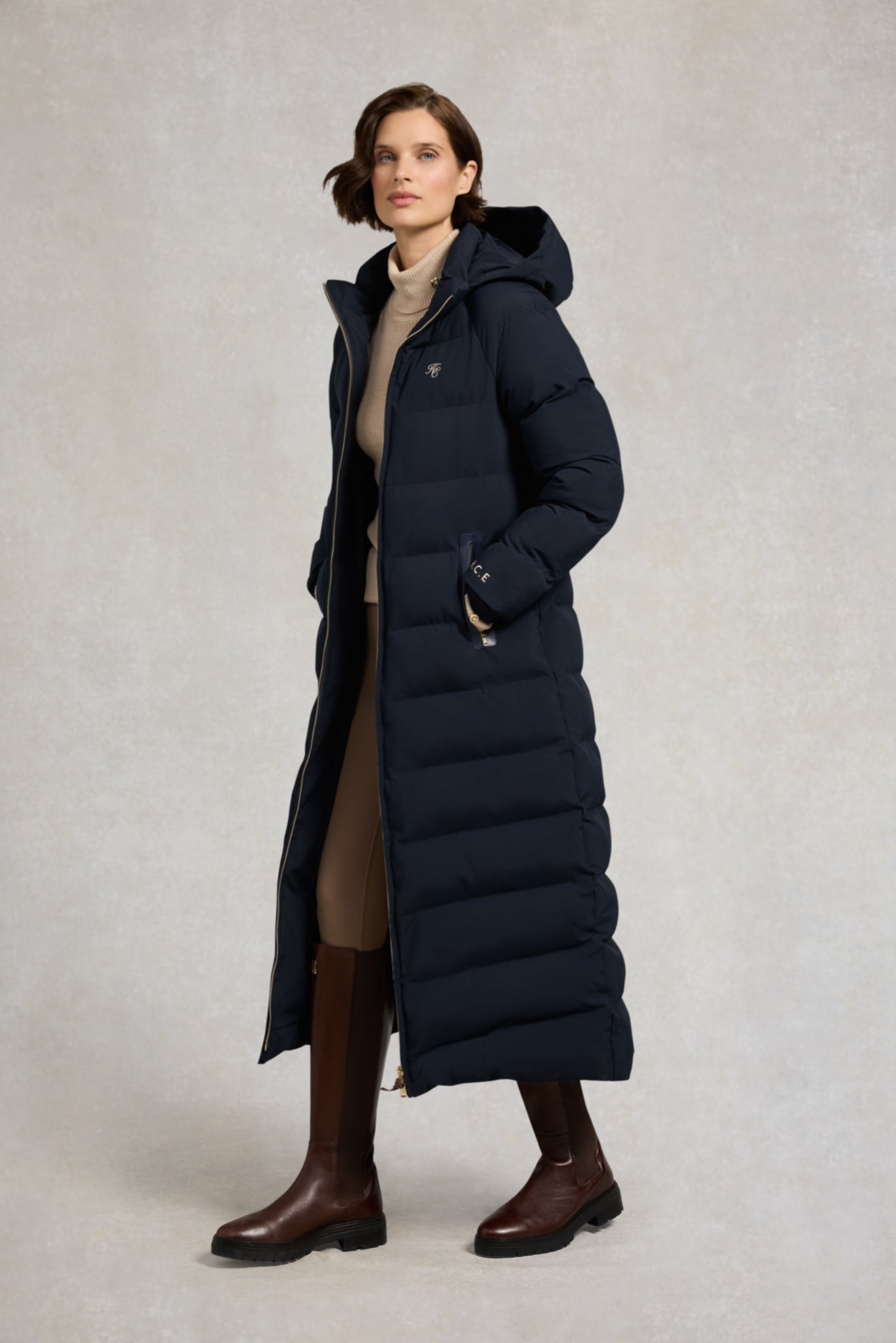 Chiltern Longline Yard Coat (Ink Navy)