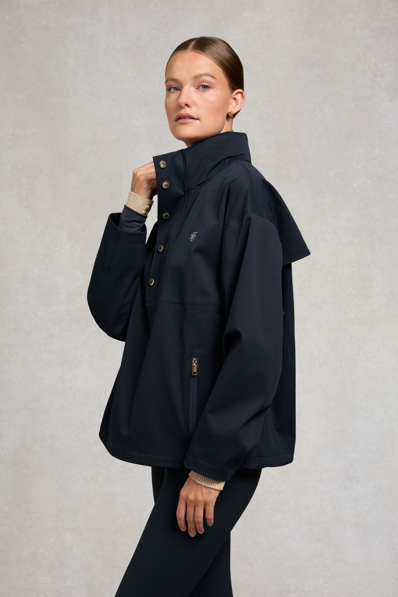 Chiltern Quarter Zip Jacket (Ink Navy)