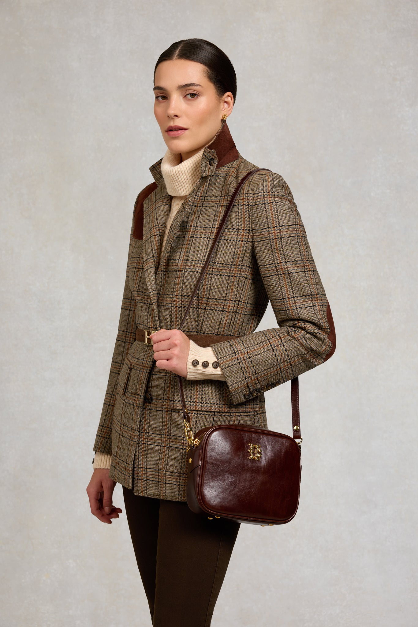 Country Camera Bag (Chestnut Leather)