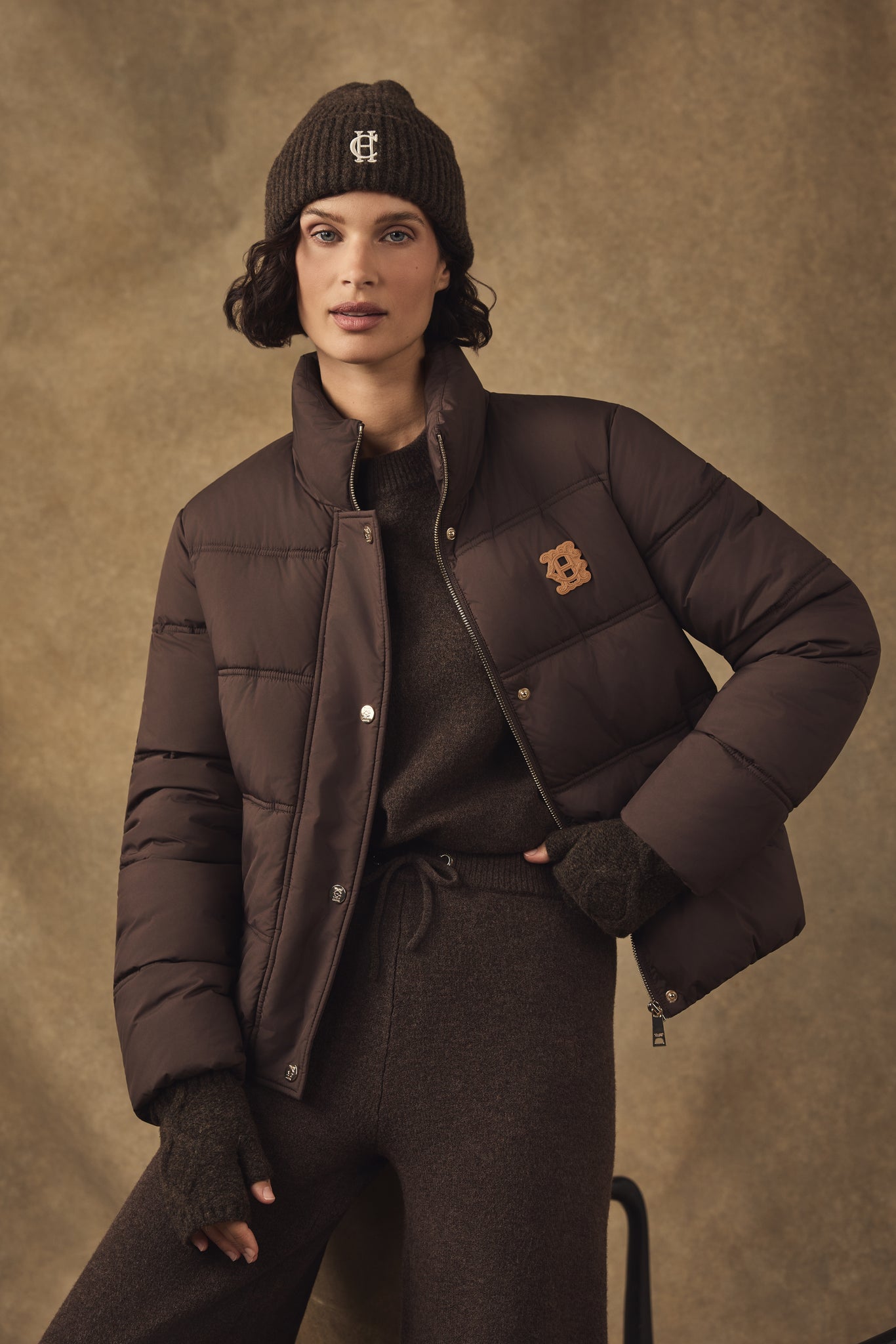 Milton Padded Jacket (Chocolate)