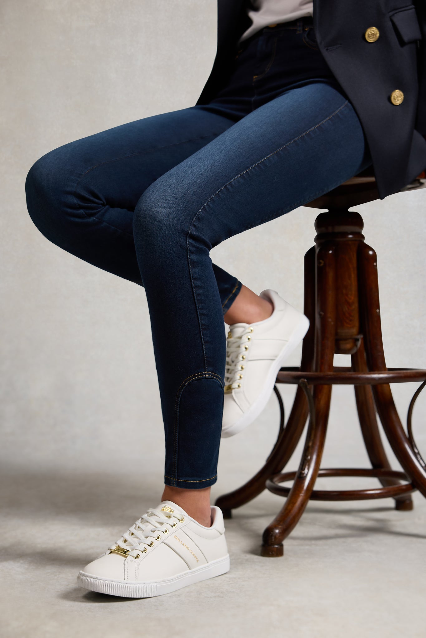 Knightsbridge Court Trainer (White)