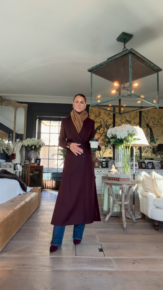 The Trinity Coat (Merlot) Look