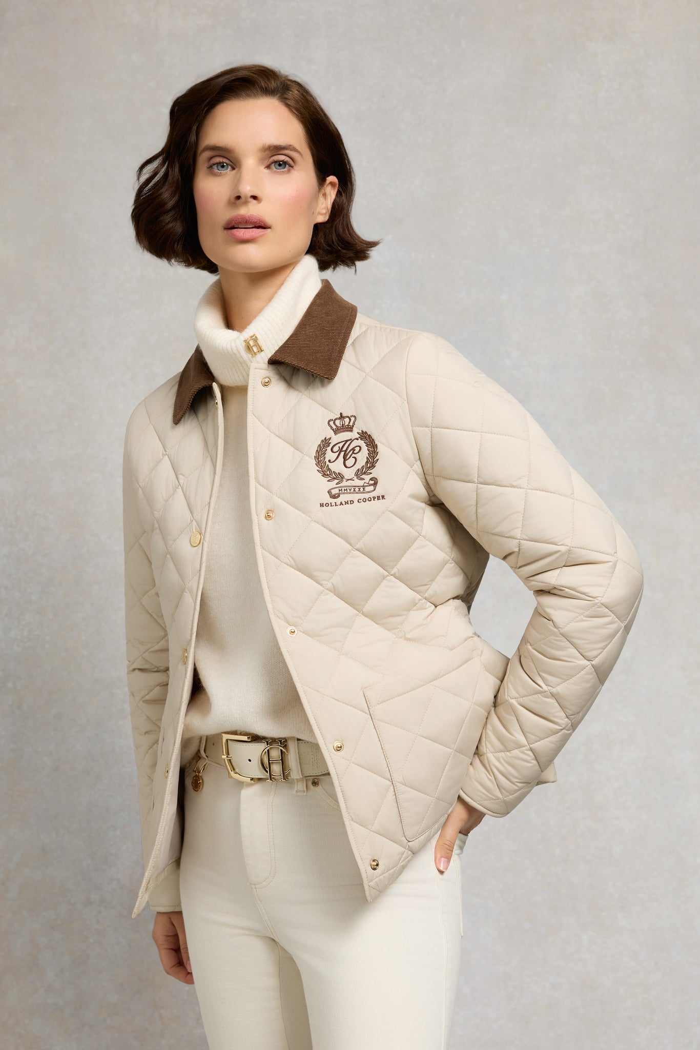 Hastings Quilted Jacket (Barley)