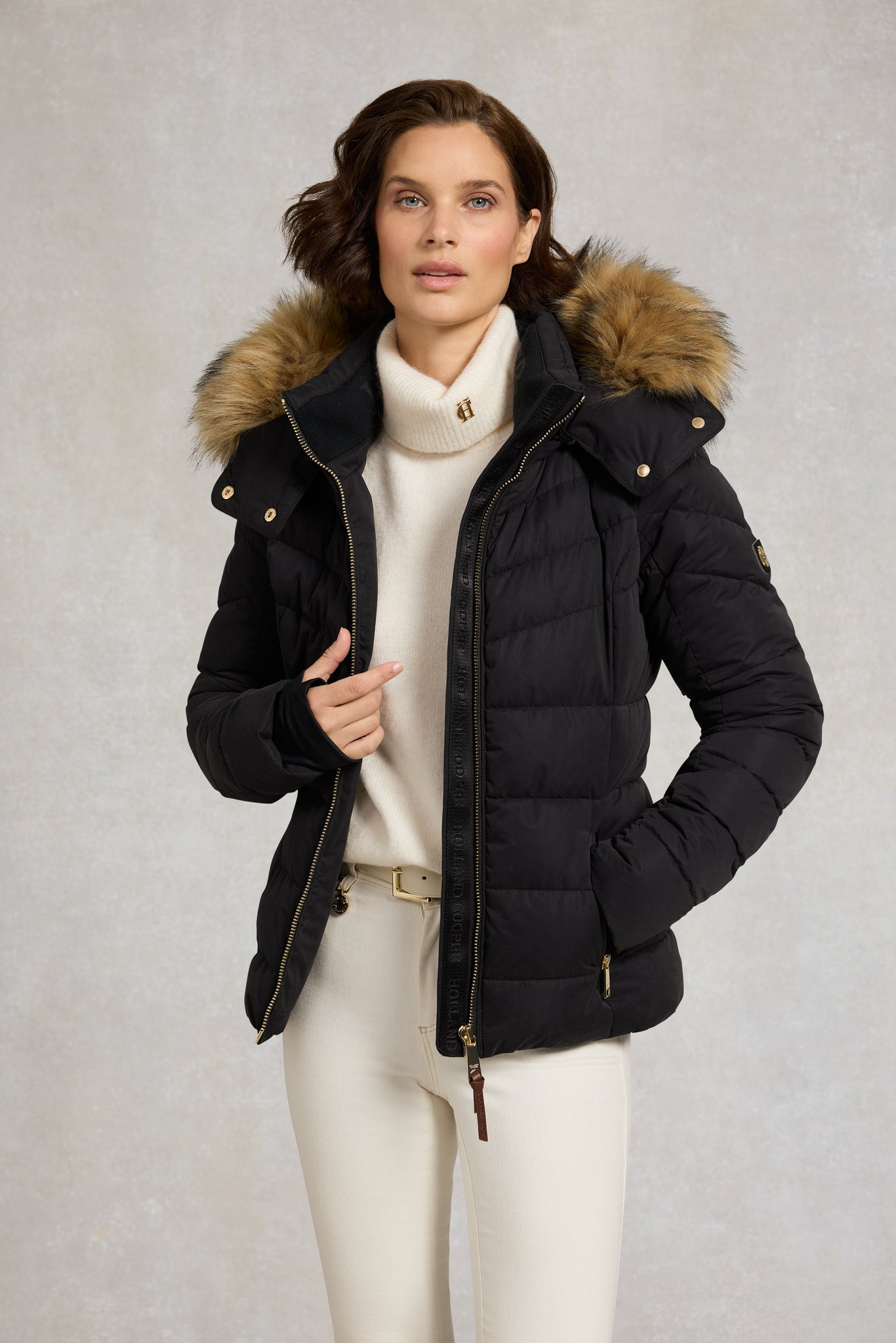Whistler Puffer Jacket (Deep Black Natural)