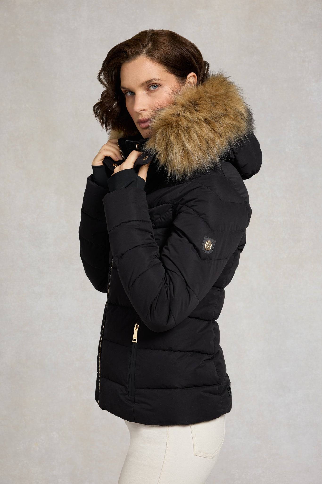Whistler Puffer Jacket (Deep Black Natural)