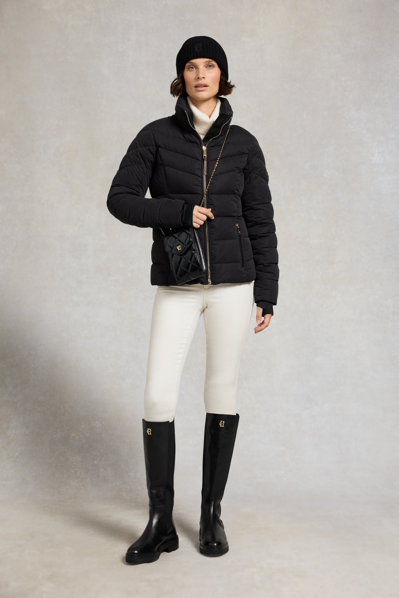 Whistler Puffer Jacket (Deep Black Natural)