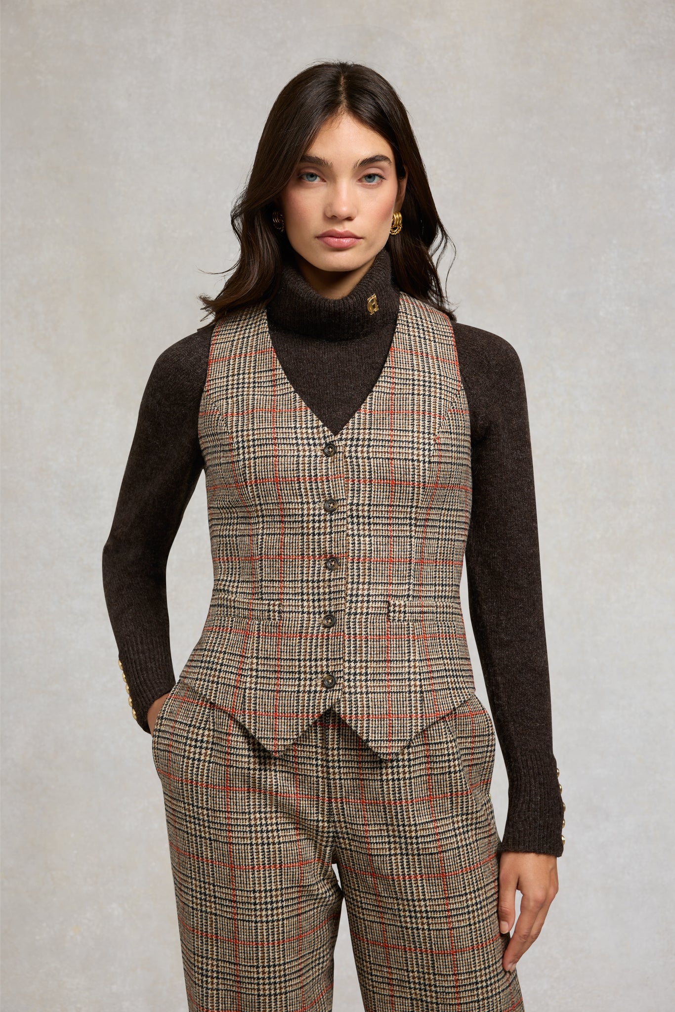 Hampton Waistcoat (Orange Windsor)