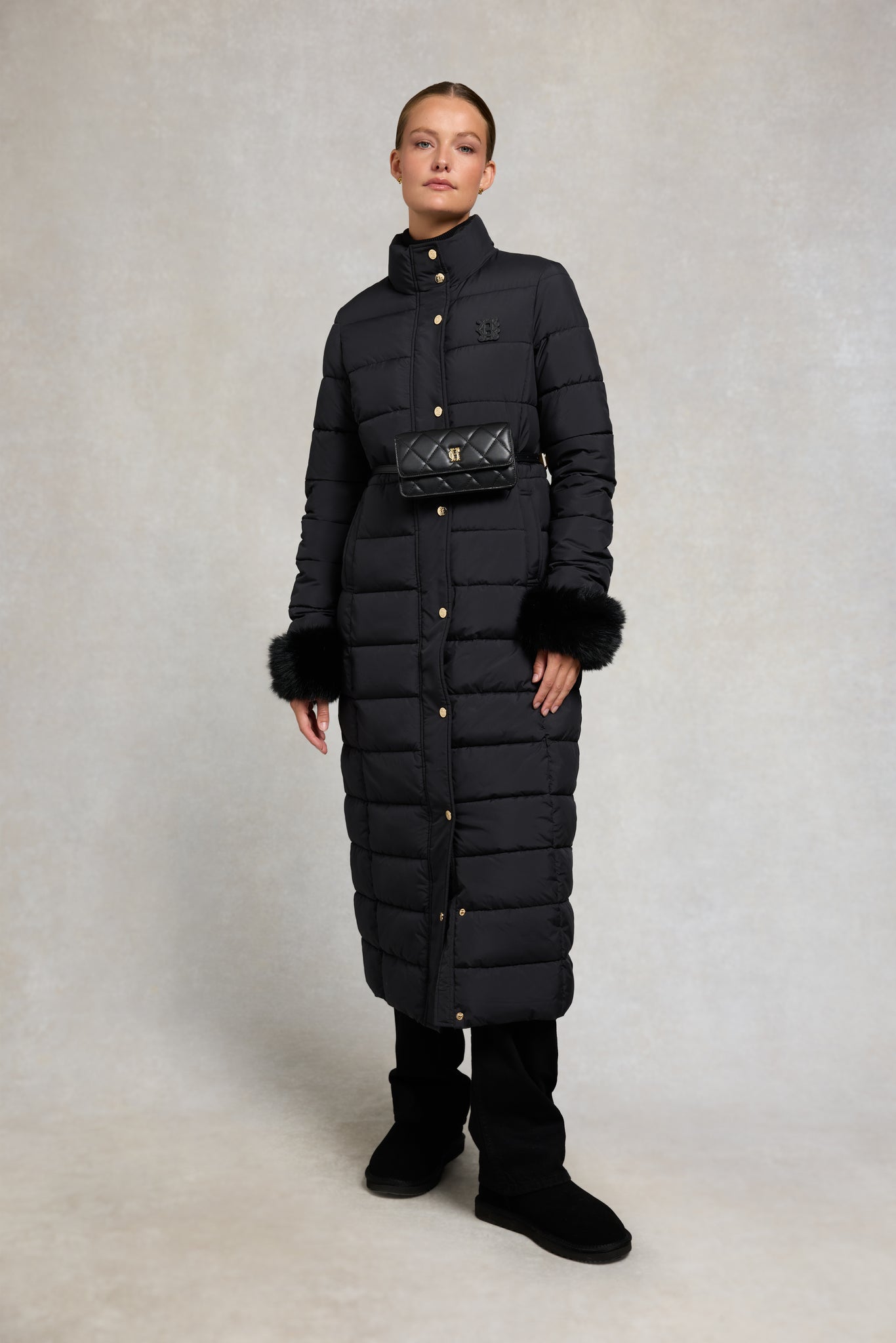 Knightsbridge Midi Belt Bag (Black)