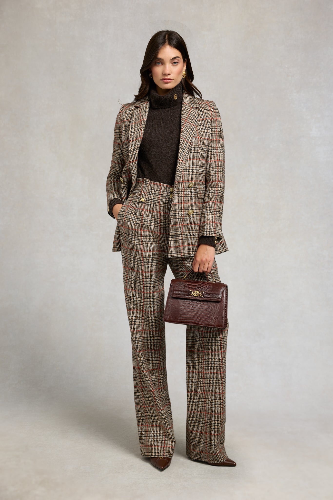 Double Breasted Blazer (Orange Windsor)