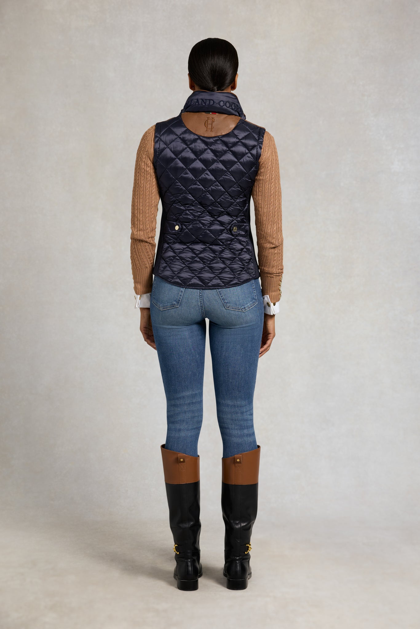 Diamond Quilt Classic Gilet (Ink Navy)