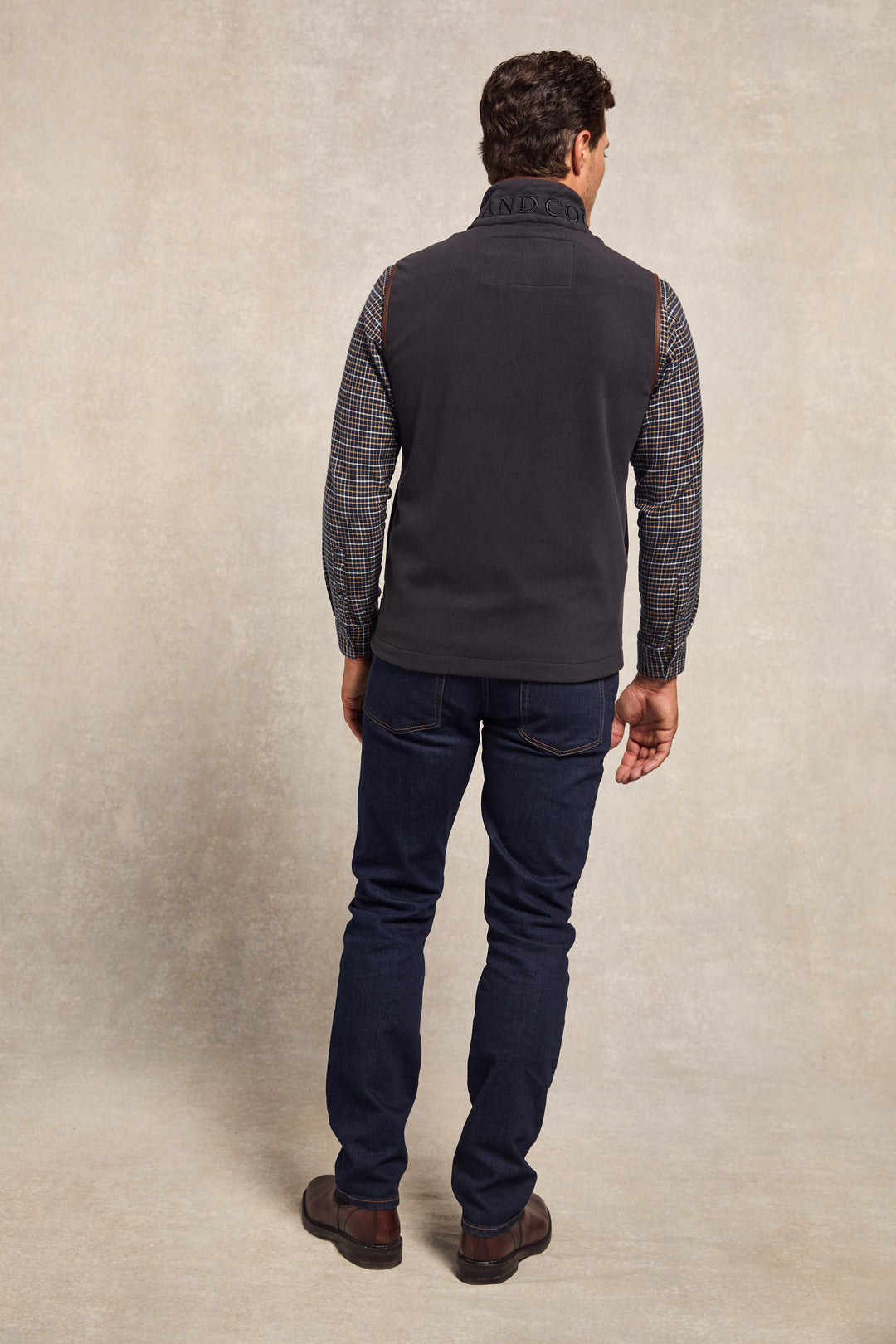 Mens Quilted Country Gilet Dark Sapphire Navy