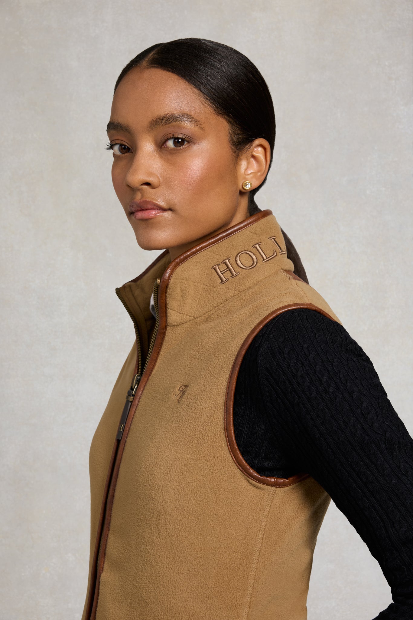 Country Fleece Gilet (Coffee)