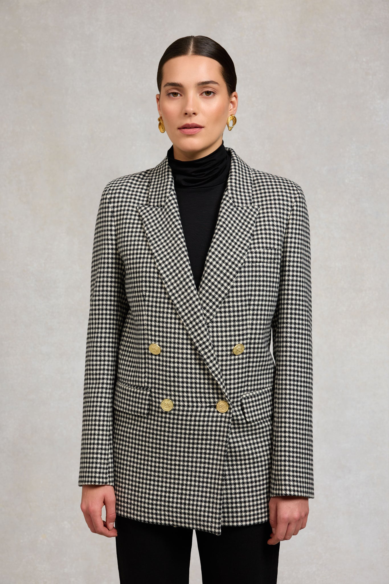 Belgravia Blazer (Black & White Puppy Tooth)