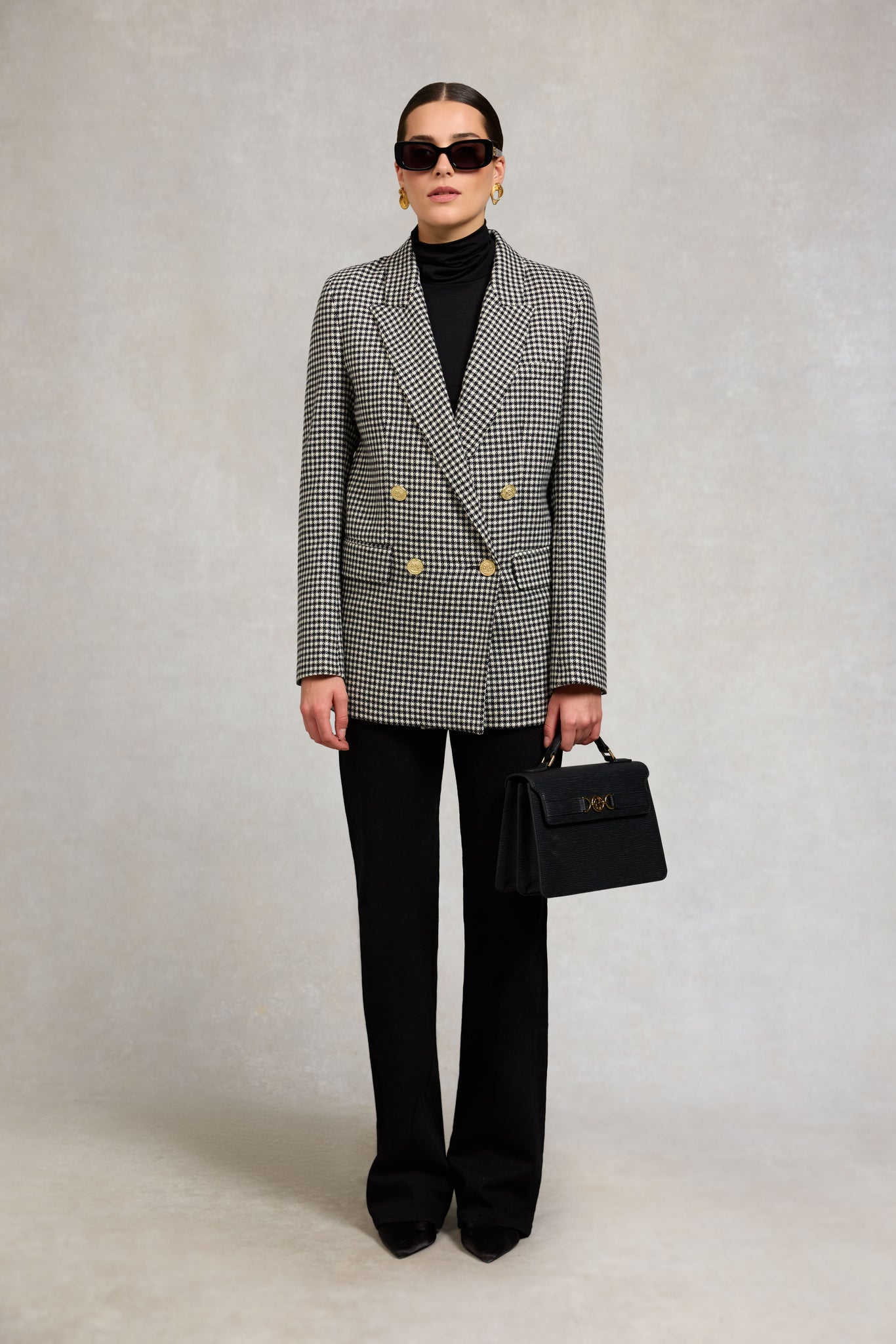 Belgravia Blazer (Black & White Puppy Tooth)