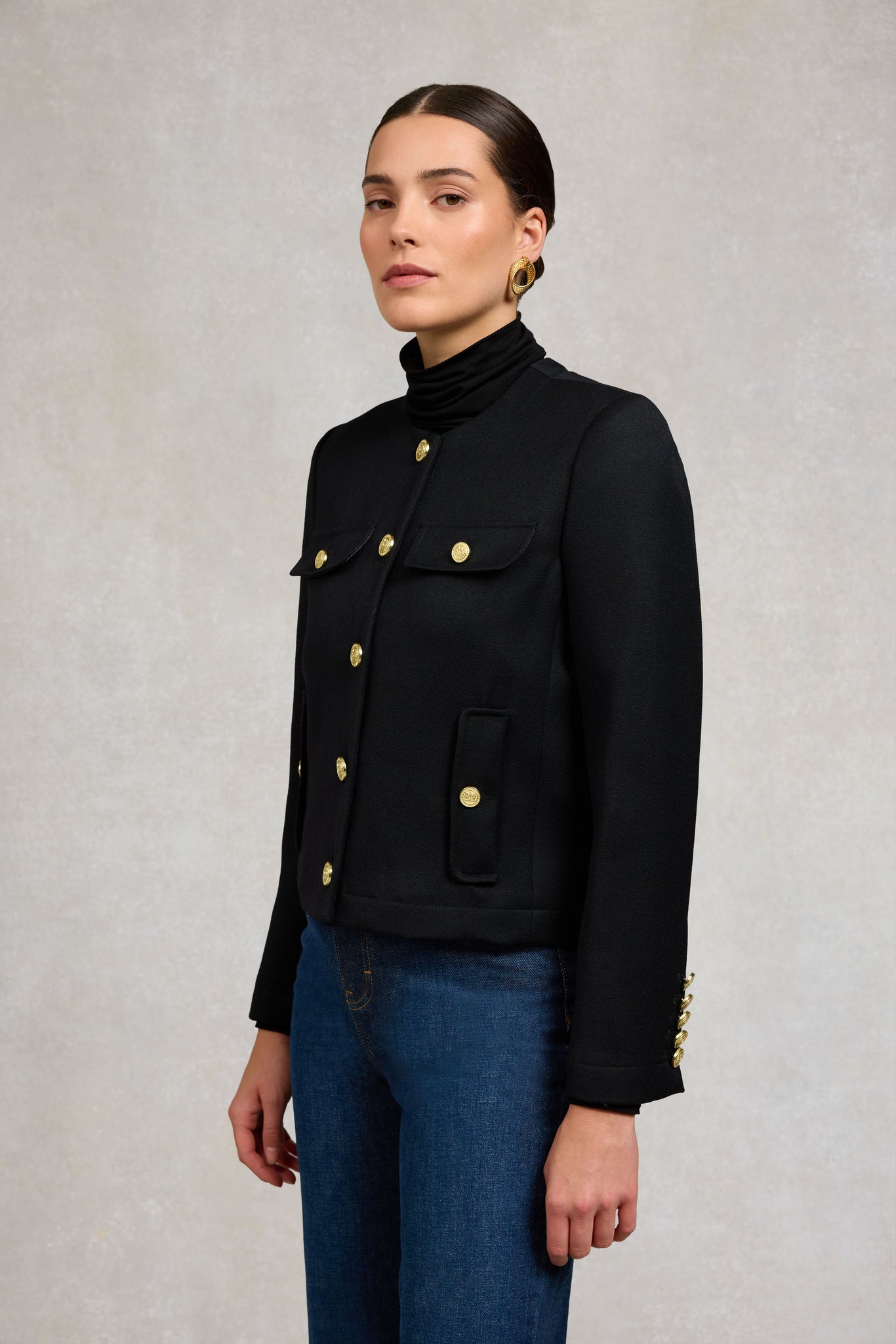Chelsea Jacket (Black Twill)