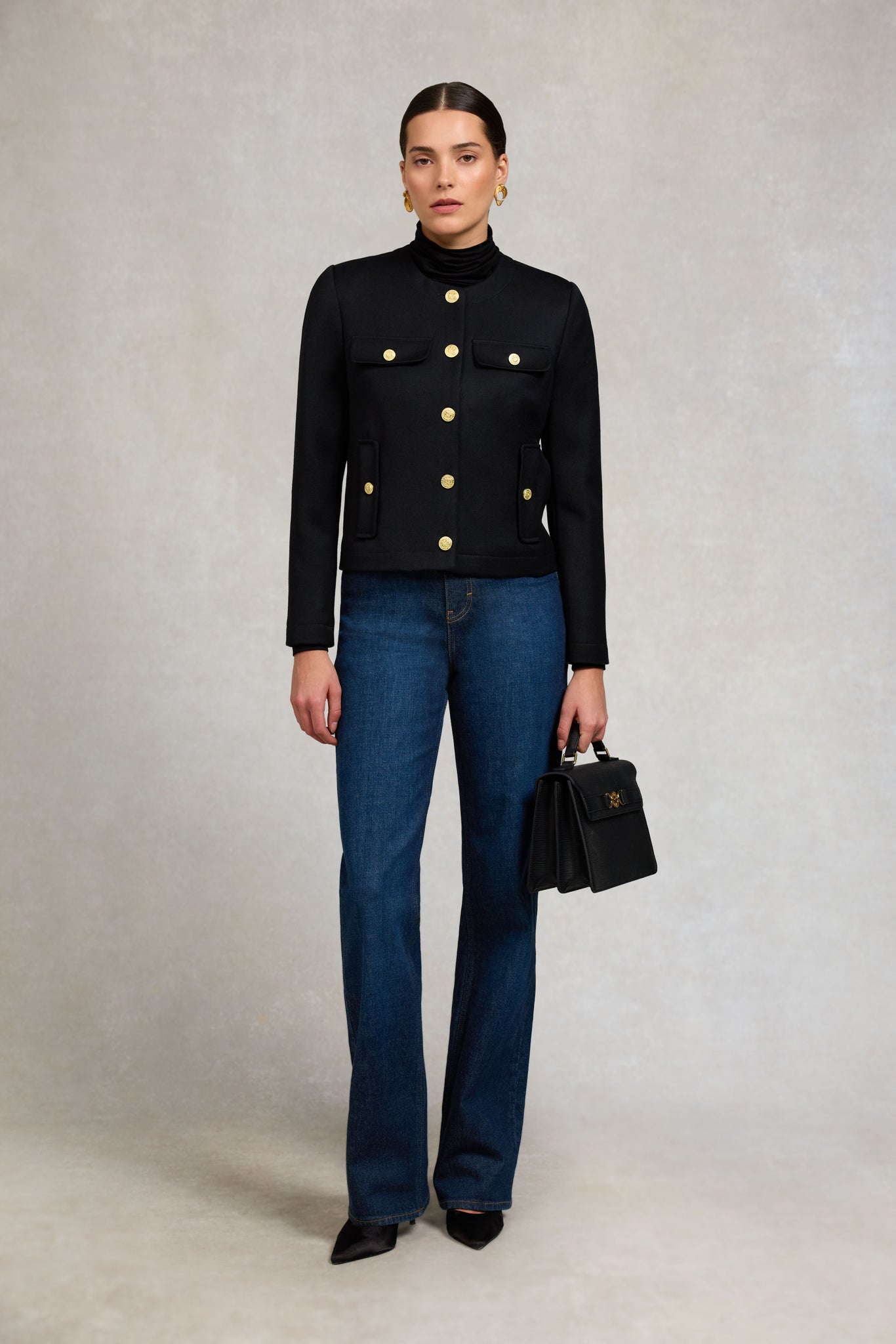 Chelsea Jacket (Black Twill)