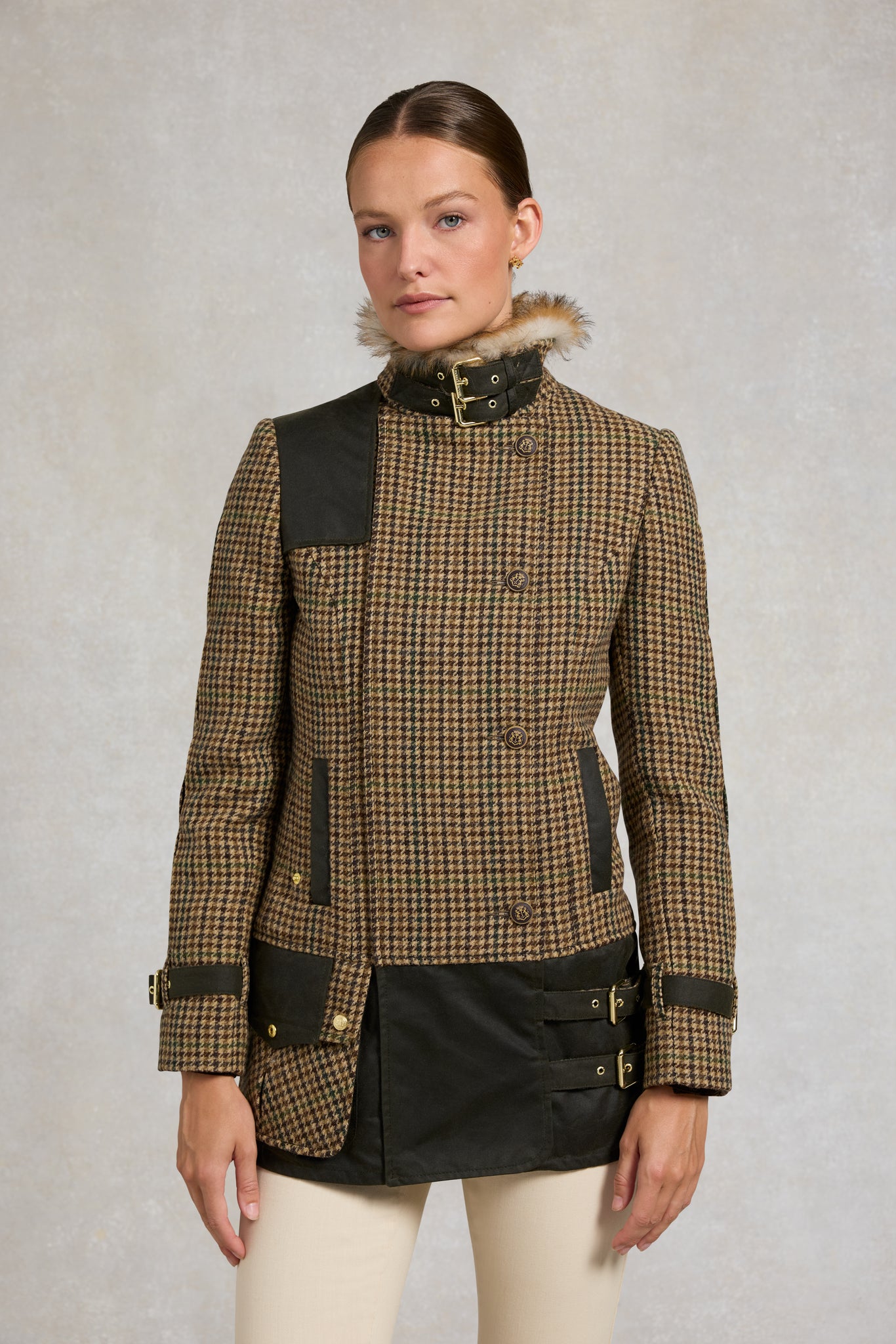 Balmoral Field Jacket (Hailes Green Tweed)