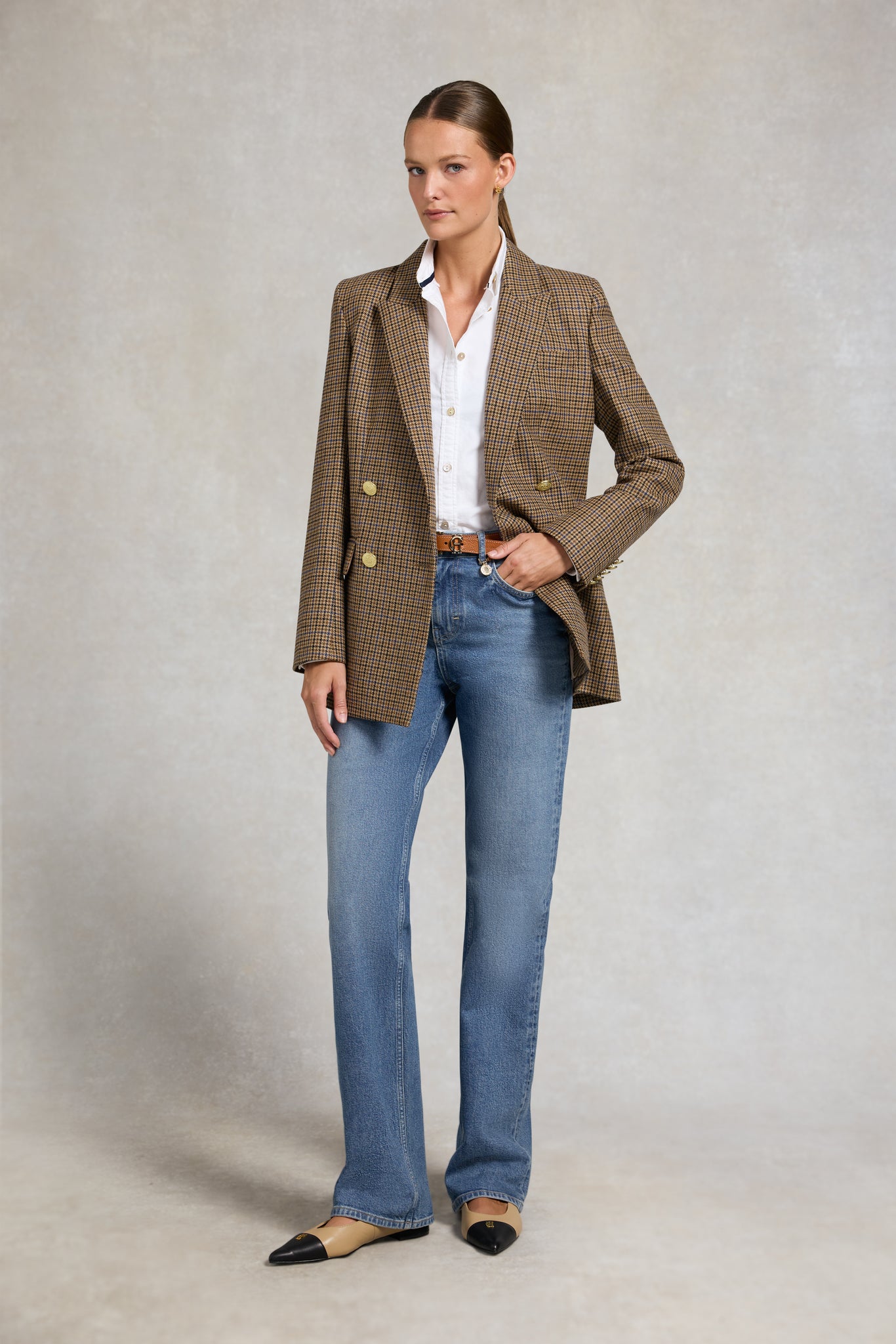 Belgravia Blazer (Abbot Check Tweed)