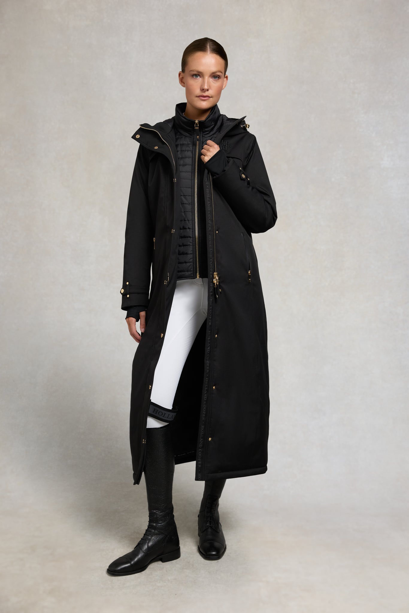 Longline Training Coat (Black)