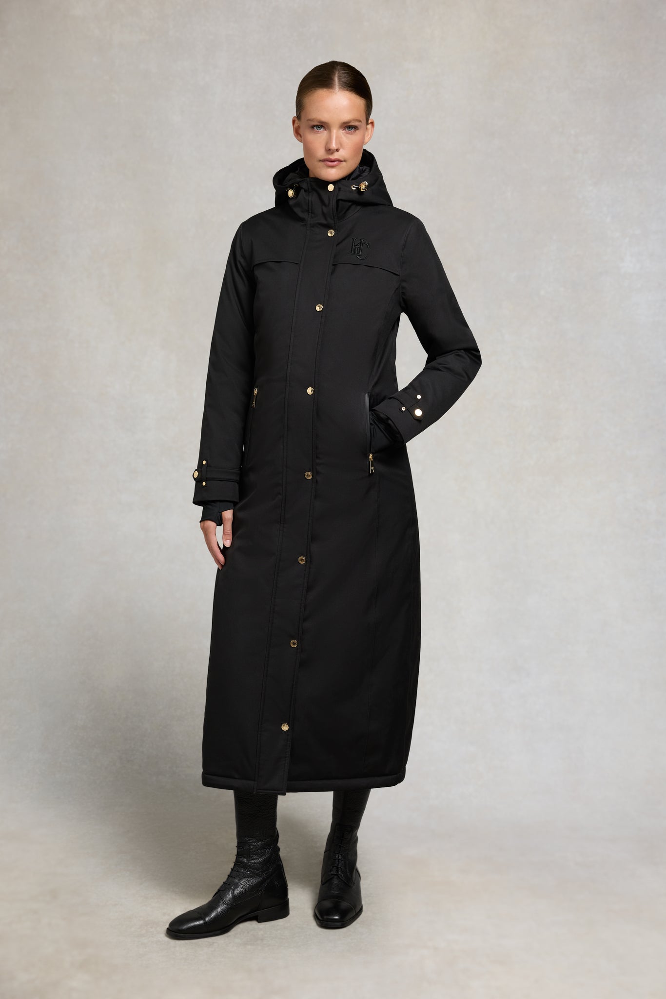 Longline Training Coat (Black)