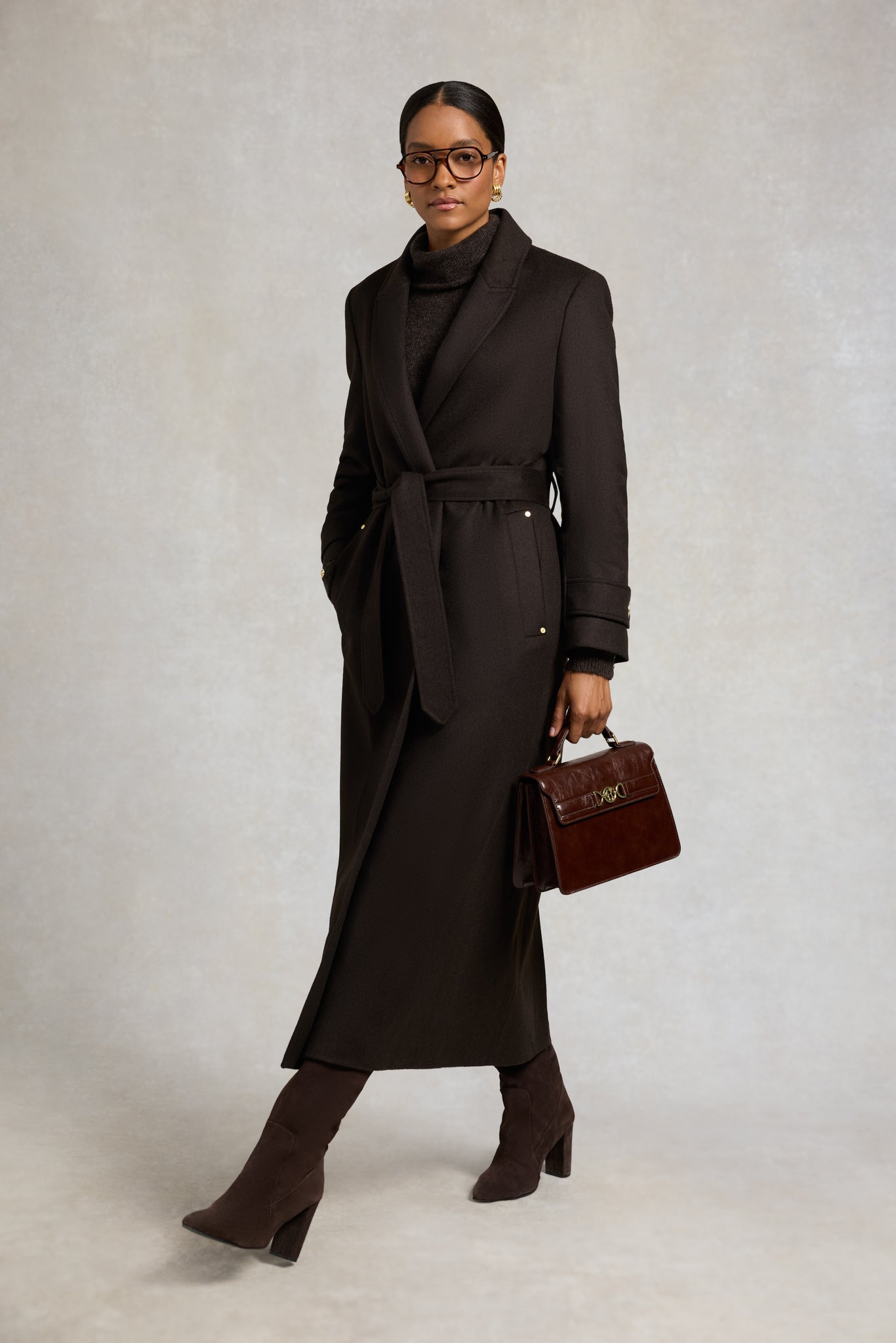 Wrap Coat (Chocolate)