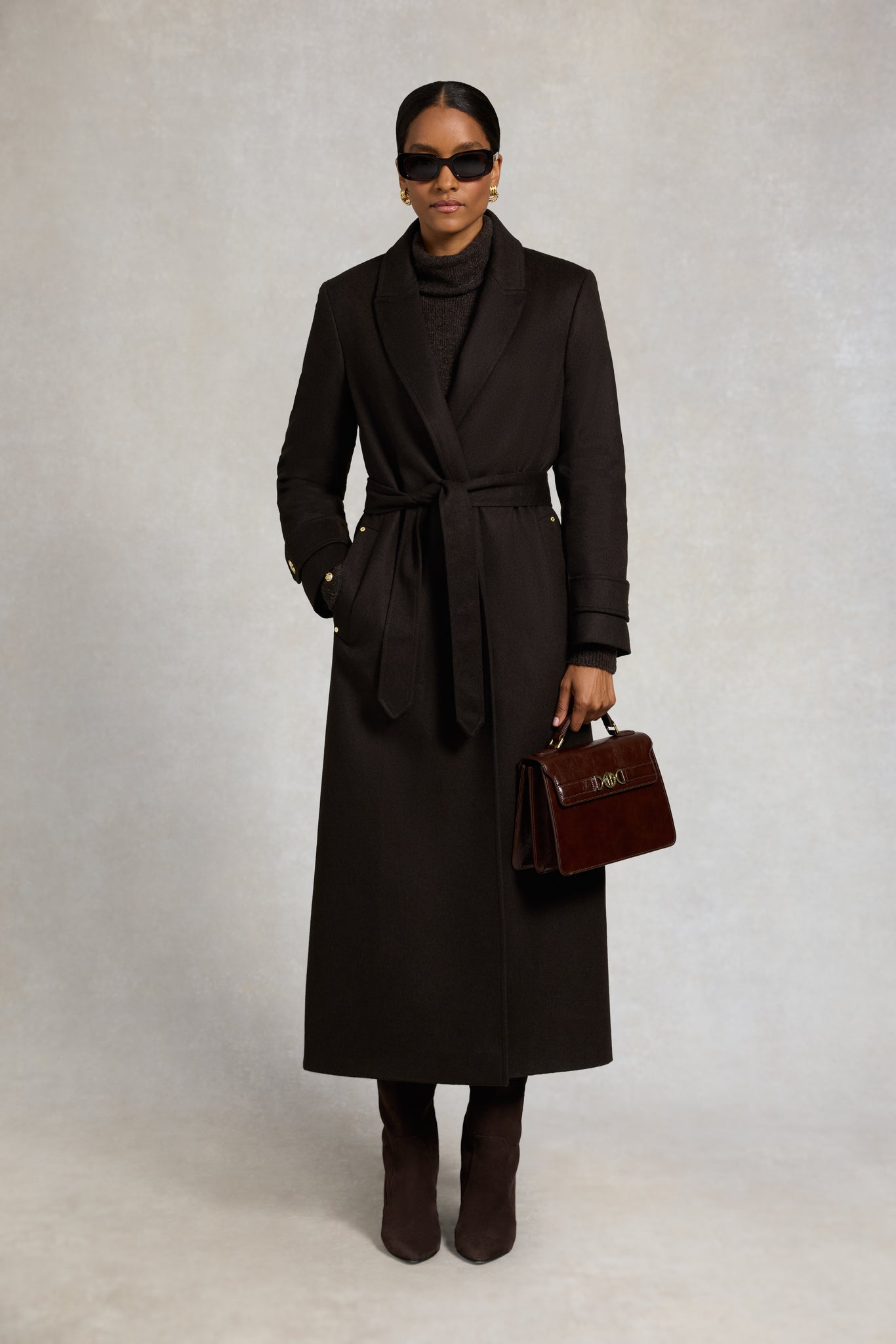 Wrap Coat (Chocolate)