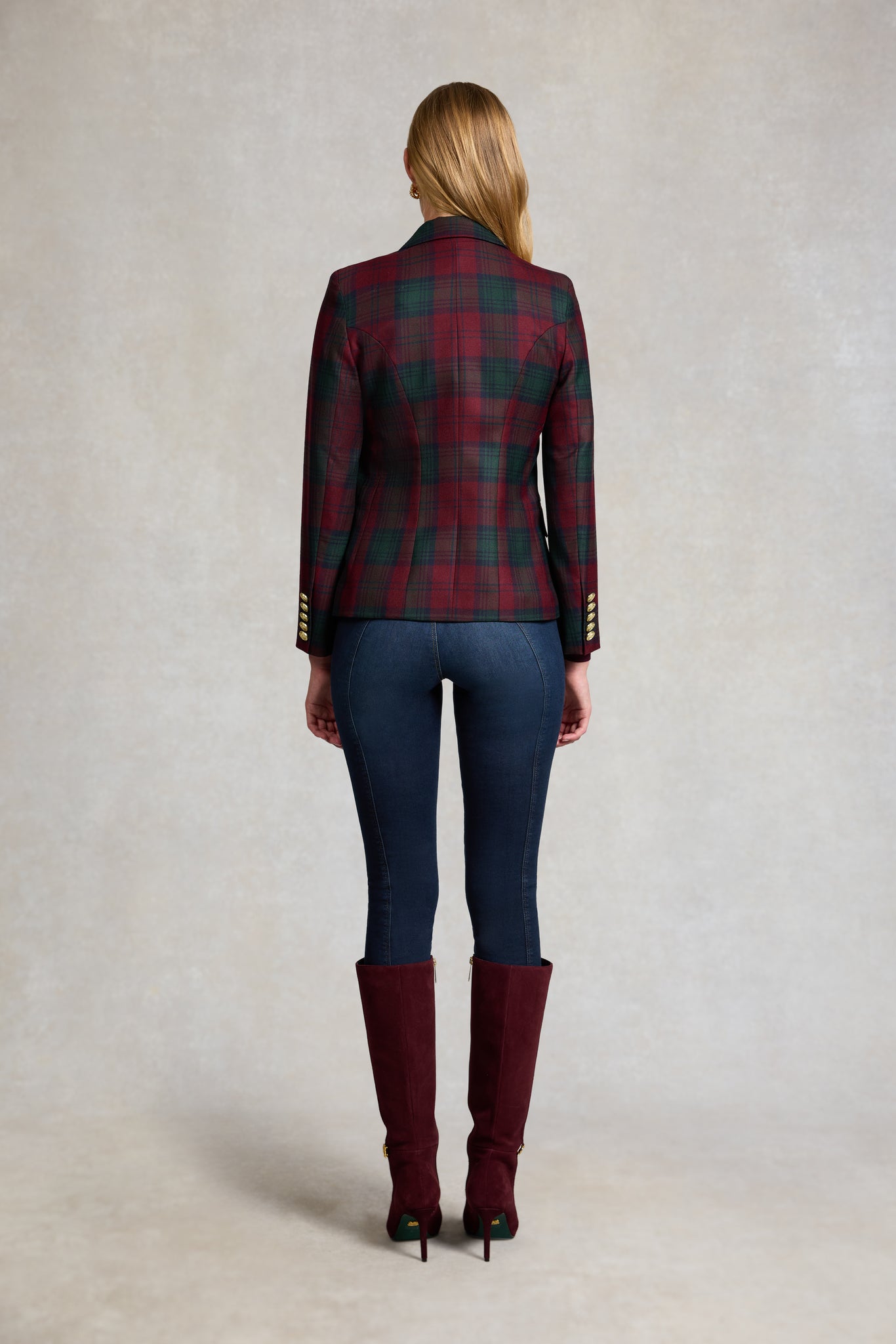 Knightsbridge Blazer (Mulberry Tartan)