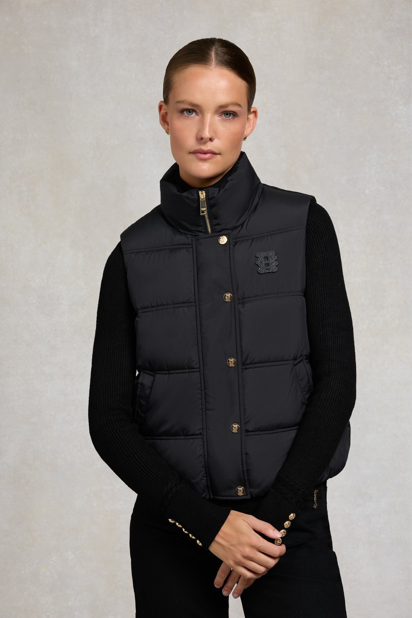 Milton Padded Gilet (Black)