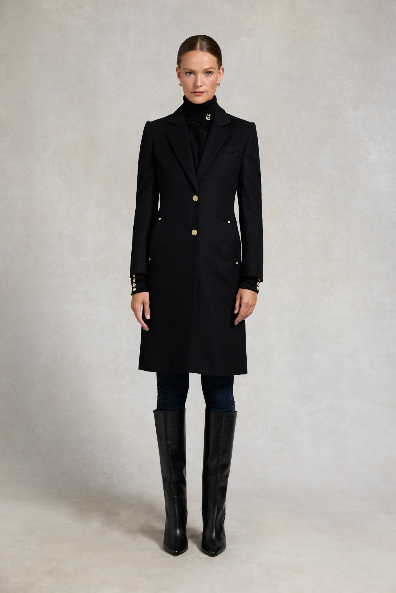 Regency Coat (Soft Black)