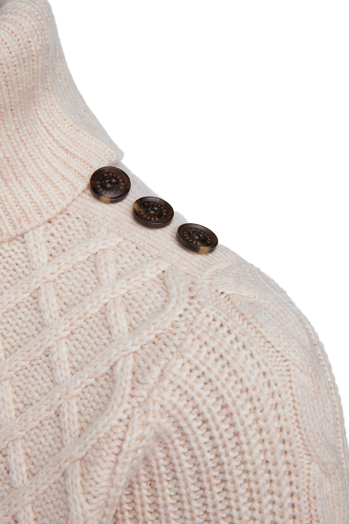 Country Roll Neck Knit (Oatmeal)