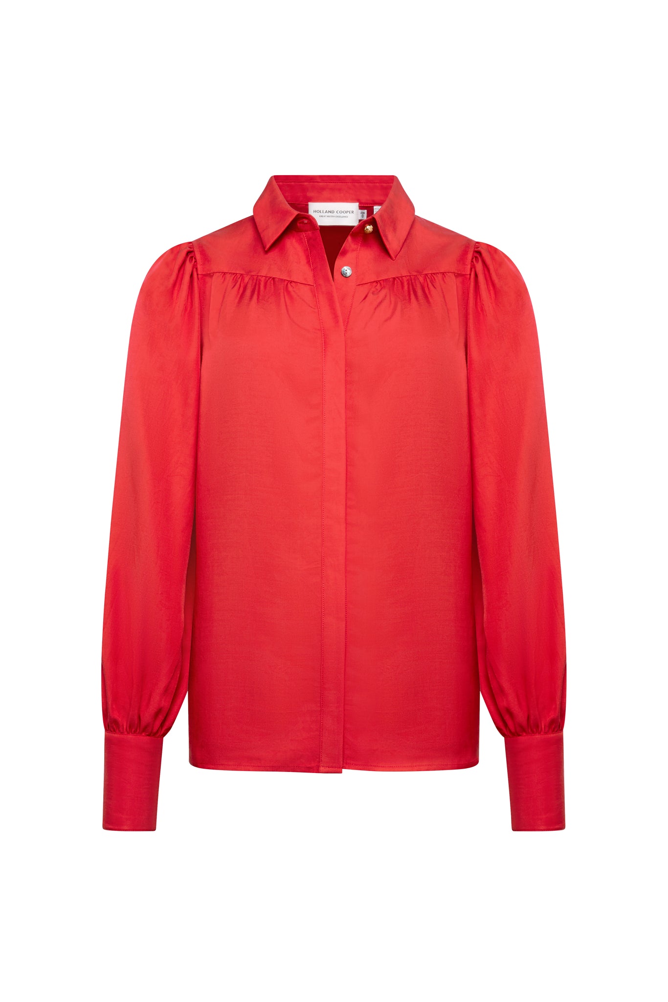 Ada Blouse (Deep Red)