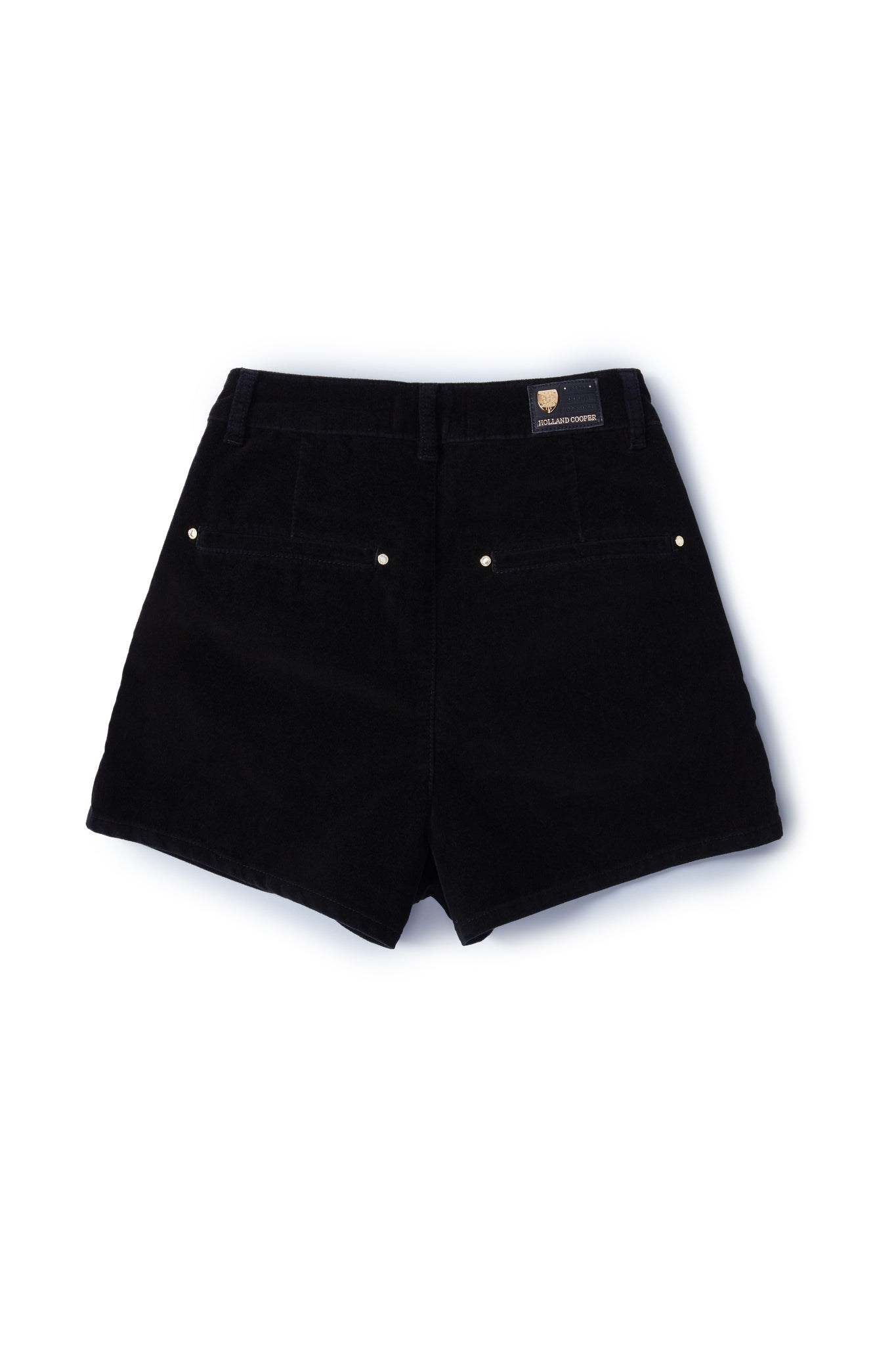 Amoria Velvet Shorts (Black)