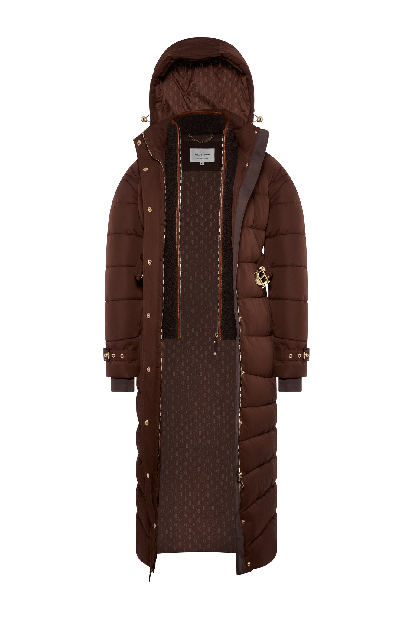 Arosa Luxe Longline Coat (Walnut)