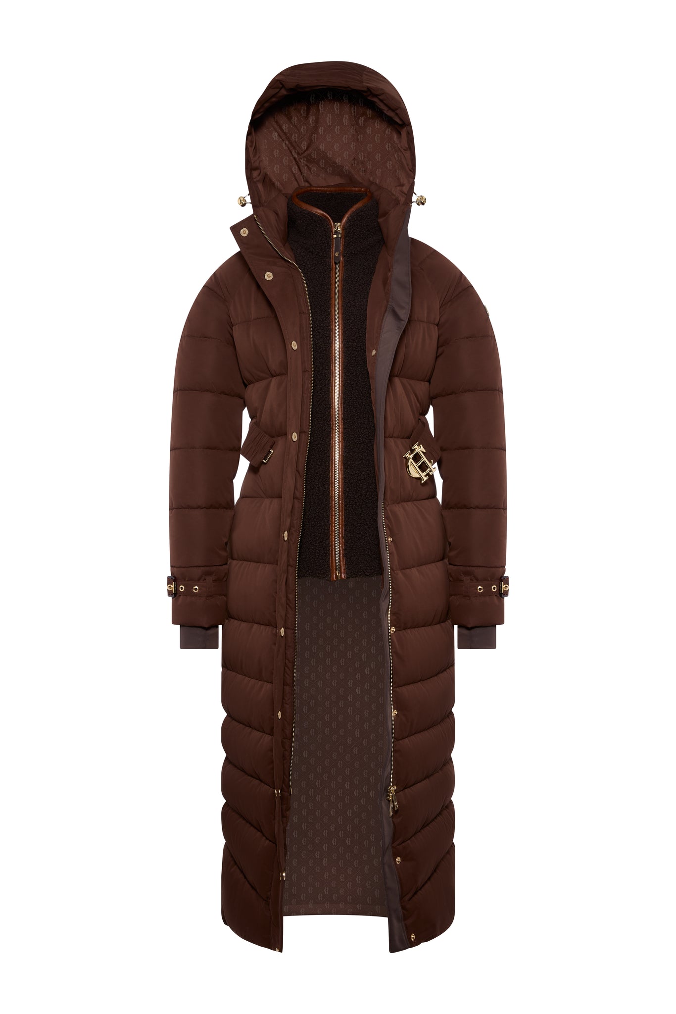 Arosa Luxe Longline Coat (Walnut)