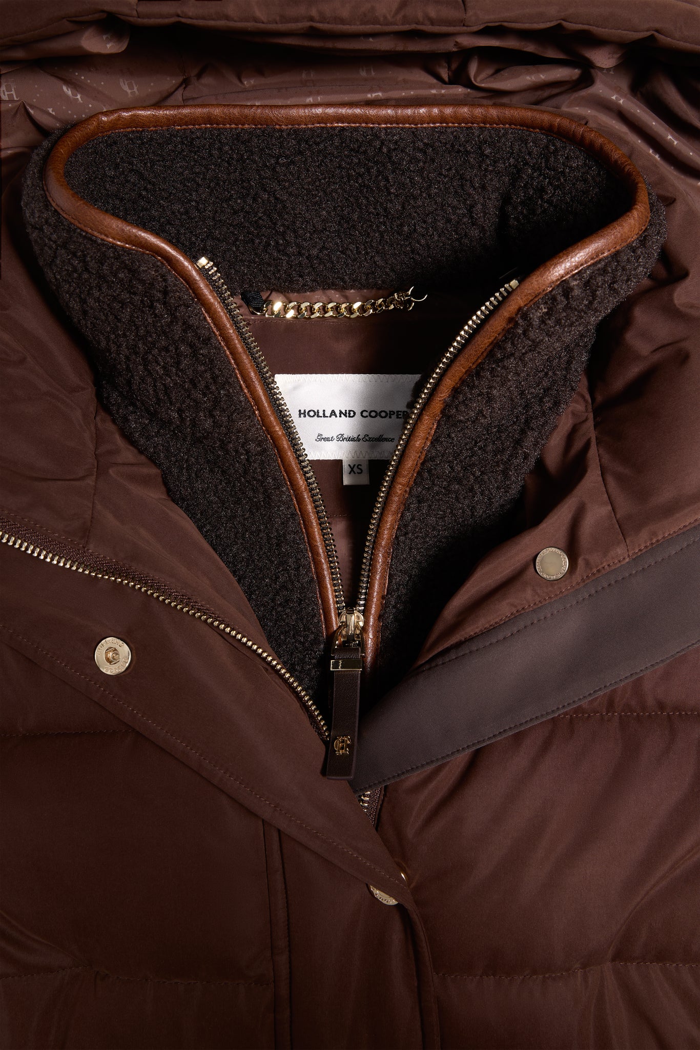 Arosa Luxe Longline Coat (Walnut)
