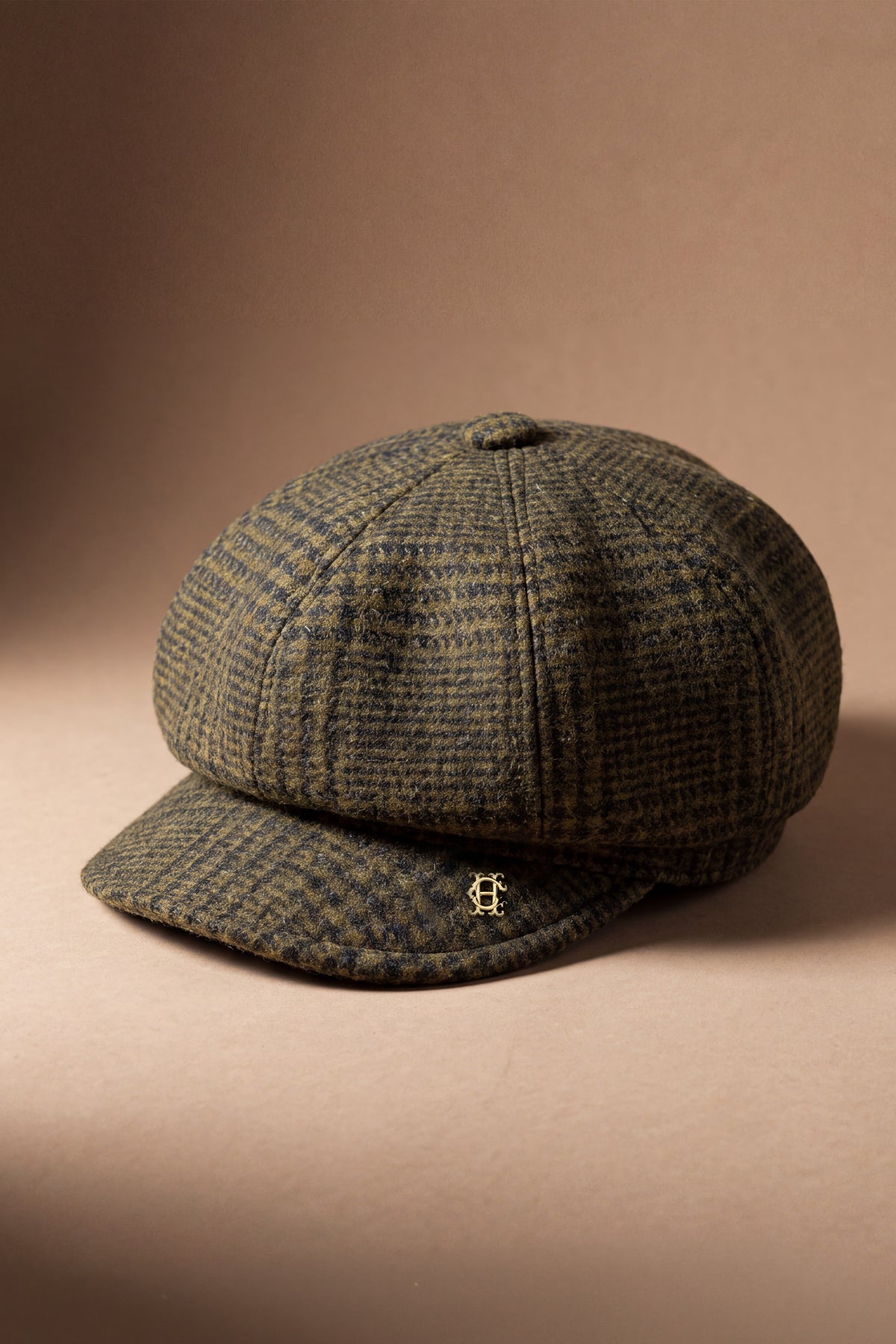 Gatsby Tweed Cap (Forest Prince Of Wales)