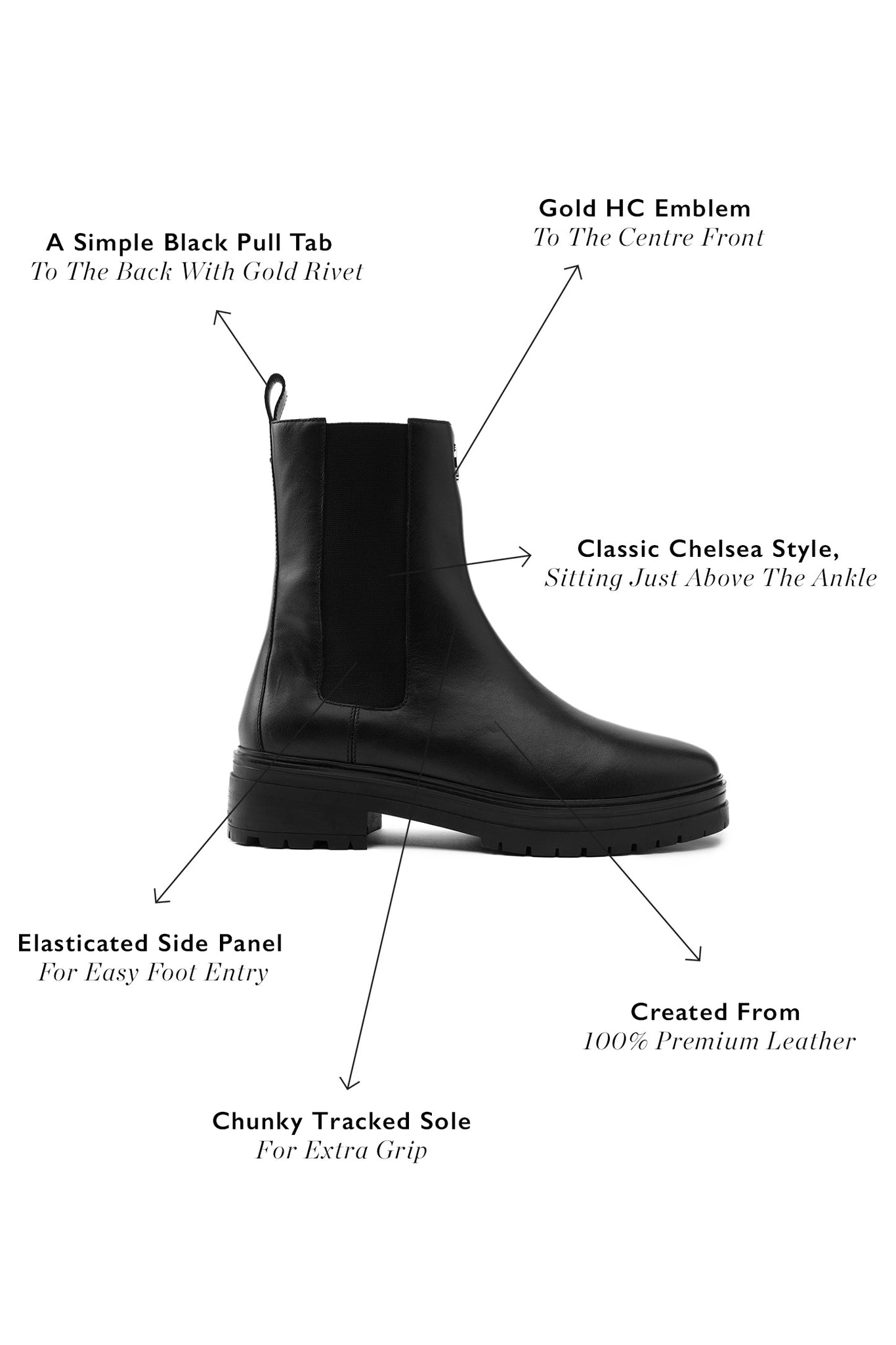 Astoria Ankle Boot (Black)