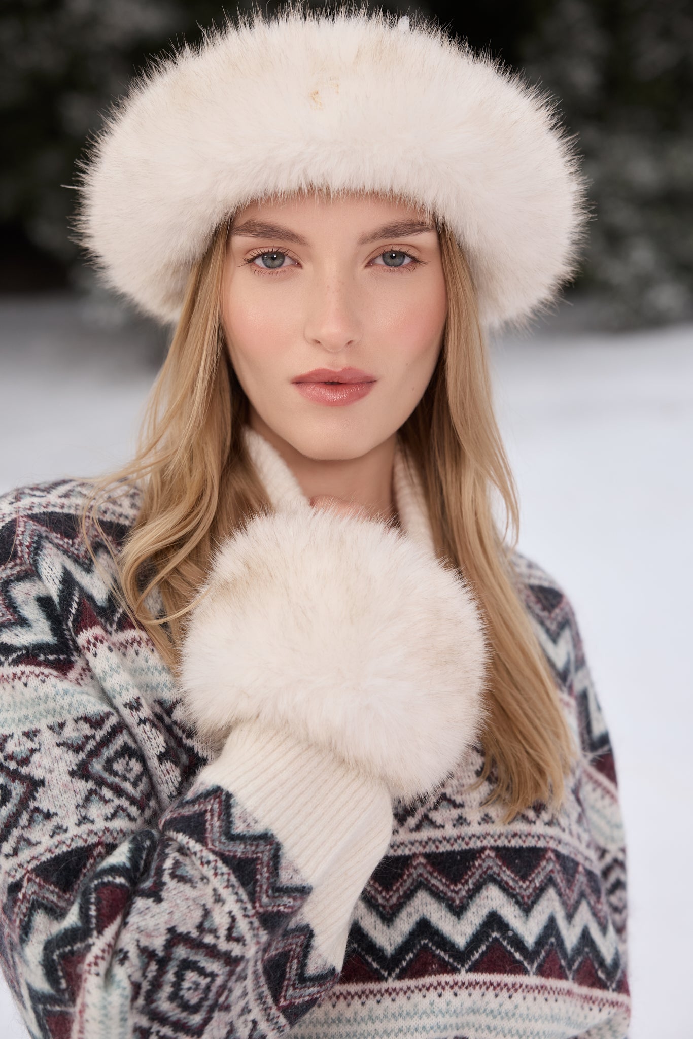 Faux Fur Cuff (Cream)