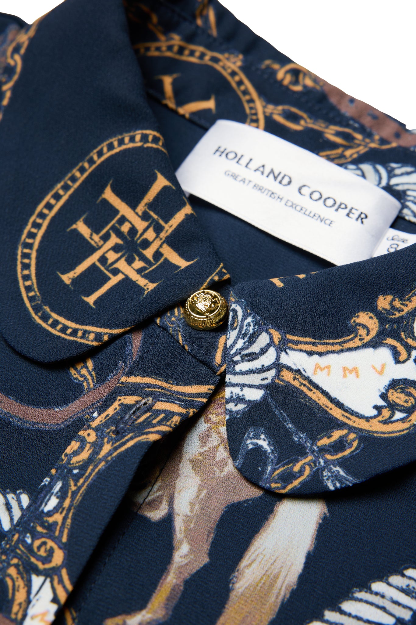 Beau Shirt (Navy Horse Print)