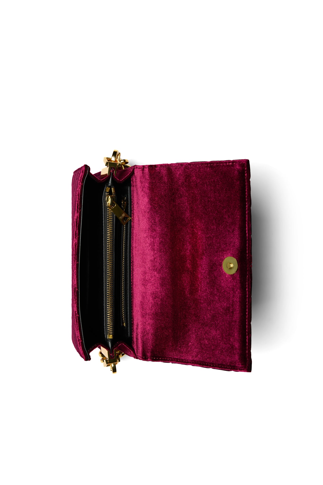 Belgravia Clutch Bag (Merlot Velvet)