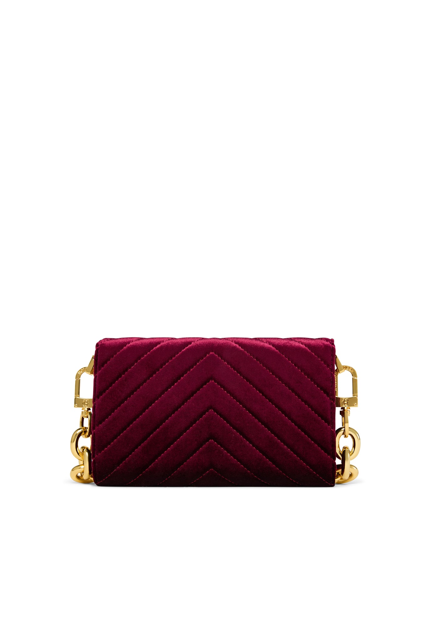 Belgravia Clutch Bag (Merlot Velvet)