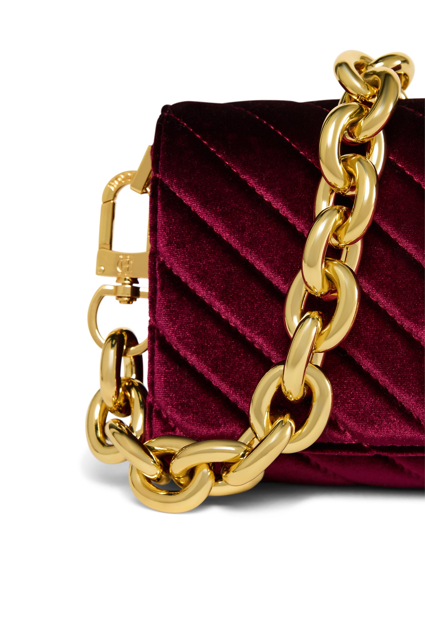 Belgravia Clutch Bag (Merlot Velvet)