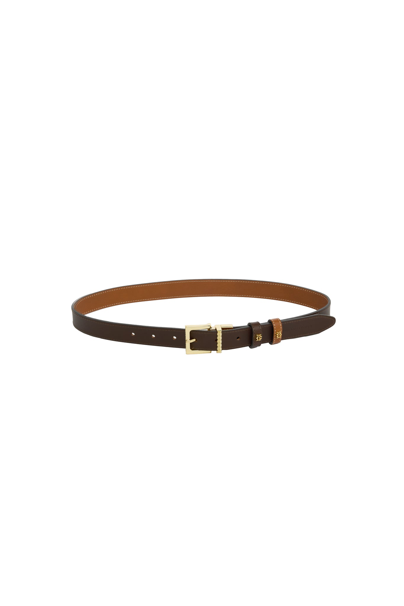 Buckingham Slim Belt (Tan Chocolate)