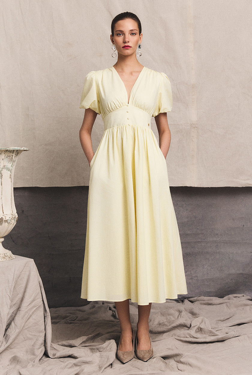 Paige Dress (Lemon)
