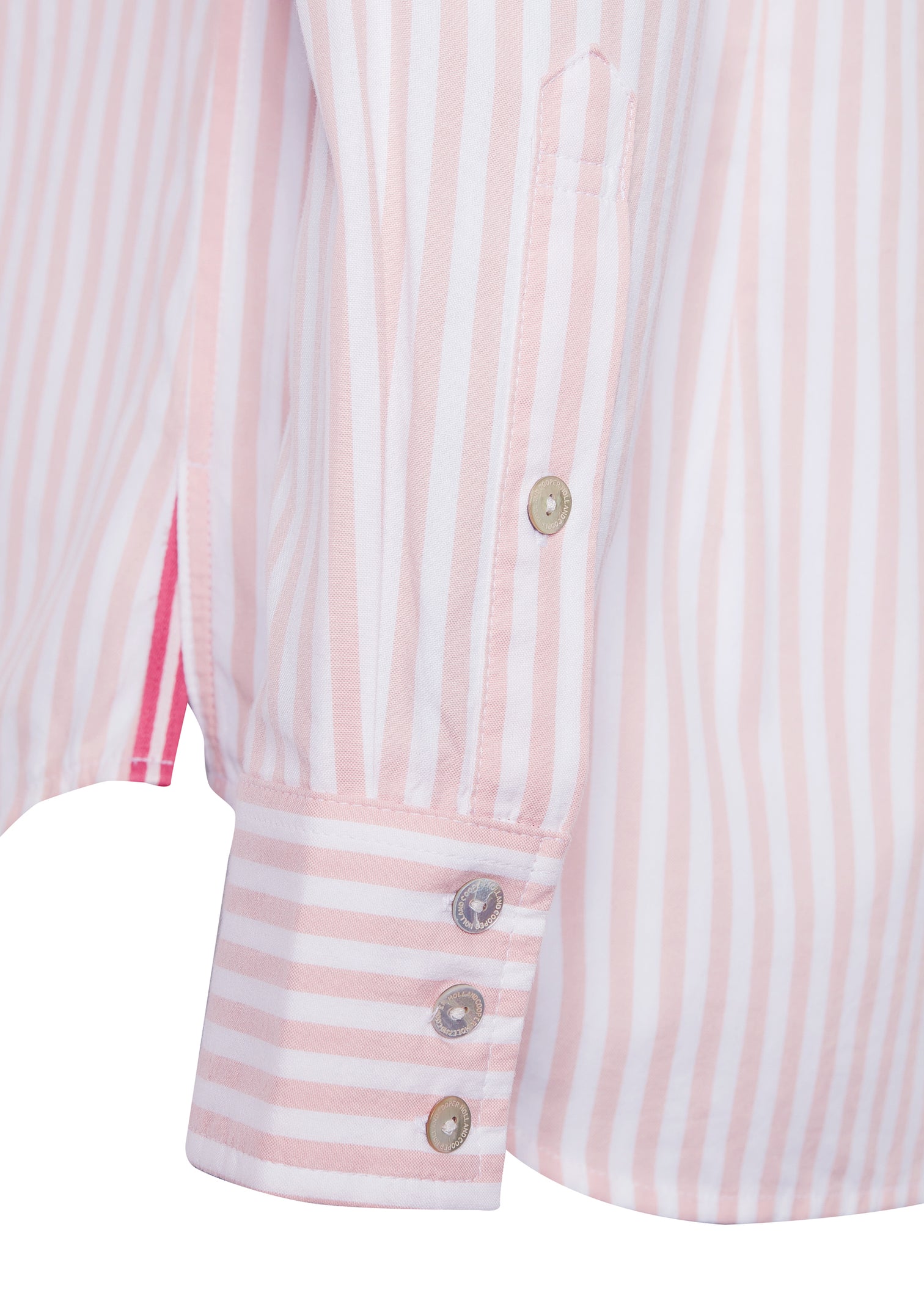 Roscoe Button Down Shirt- Pink Check main image 0