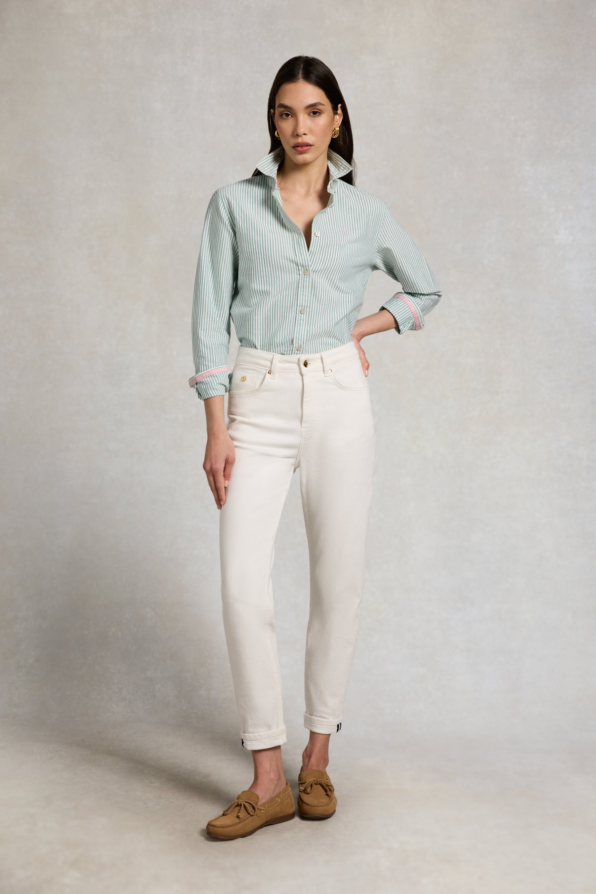 Chantilly Slim Jean (White)