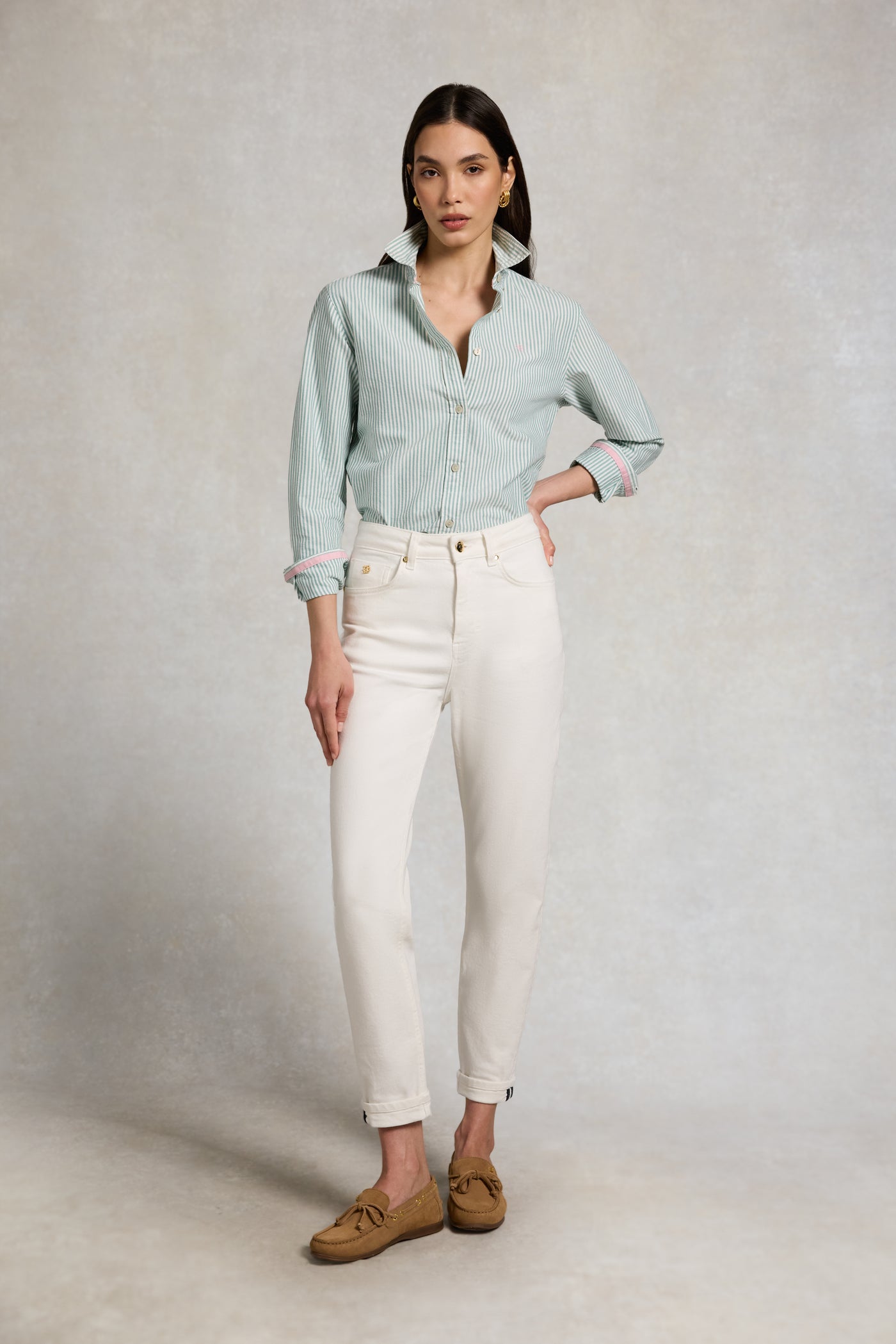 Chantilly Slim Jean (White)