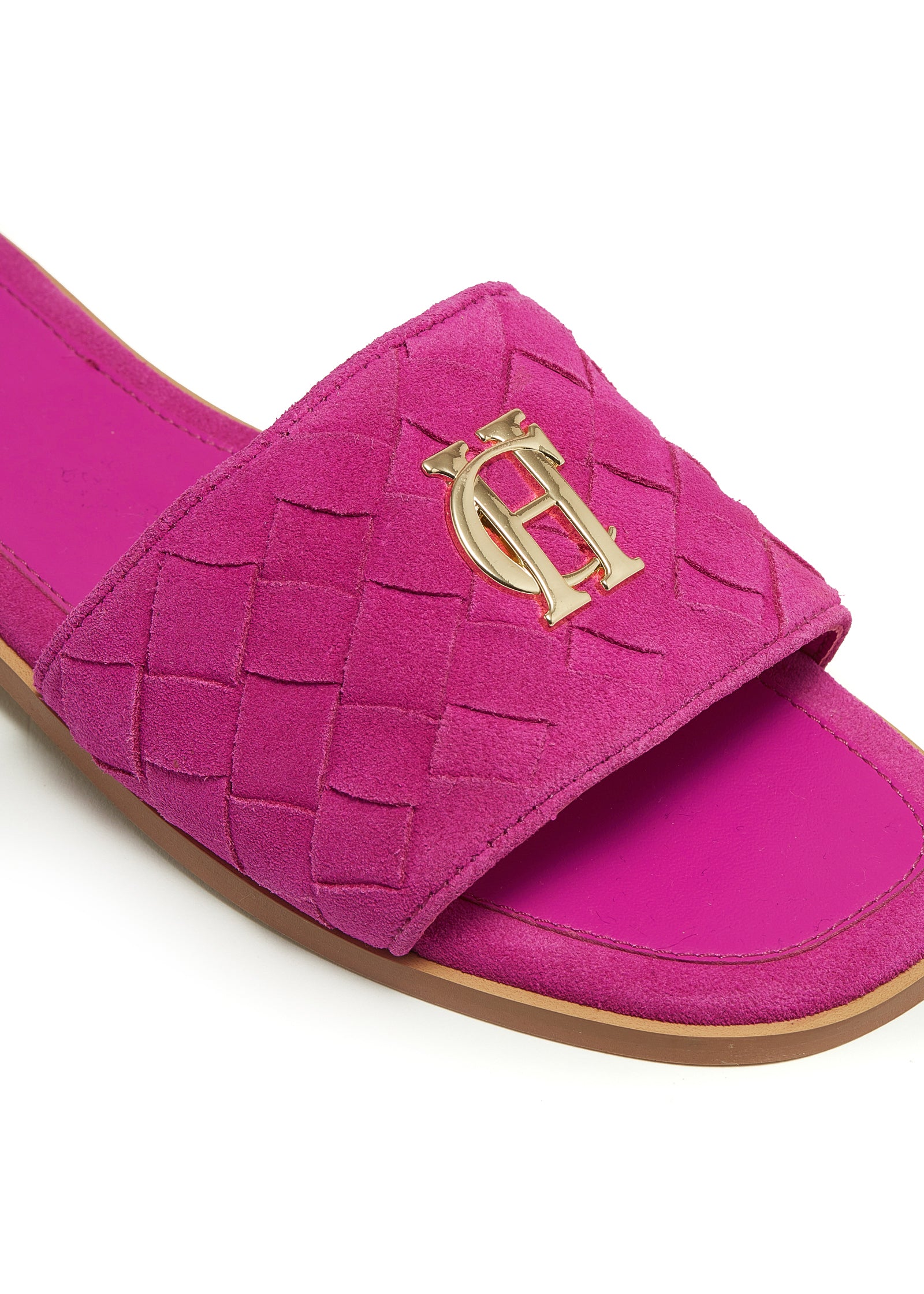 Chelsea Slides (Fuchsia) – Holland Cooper
