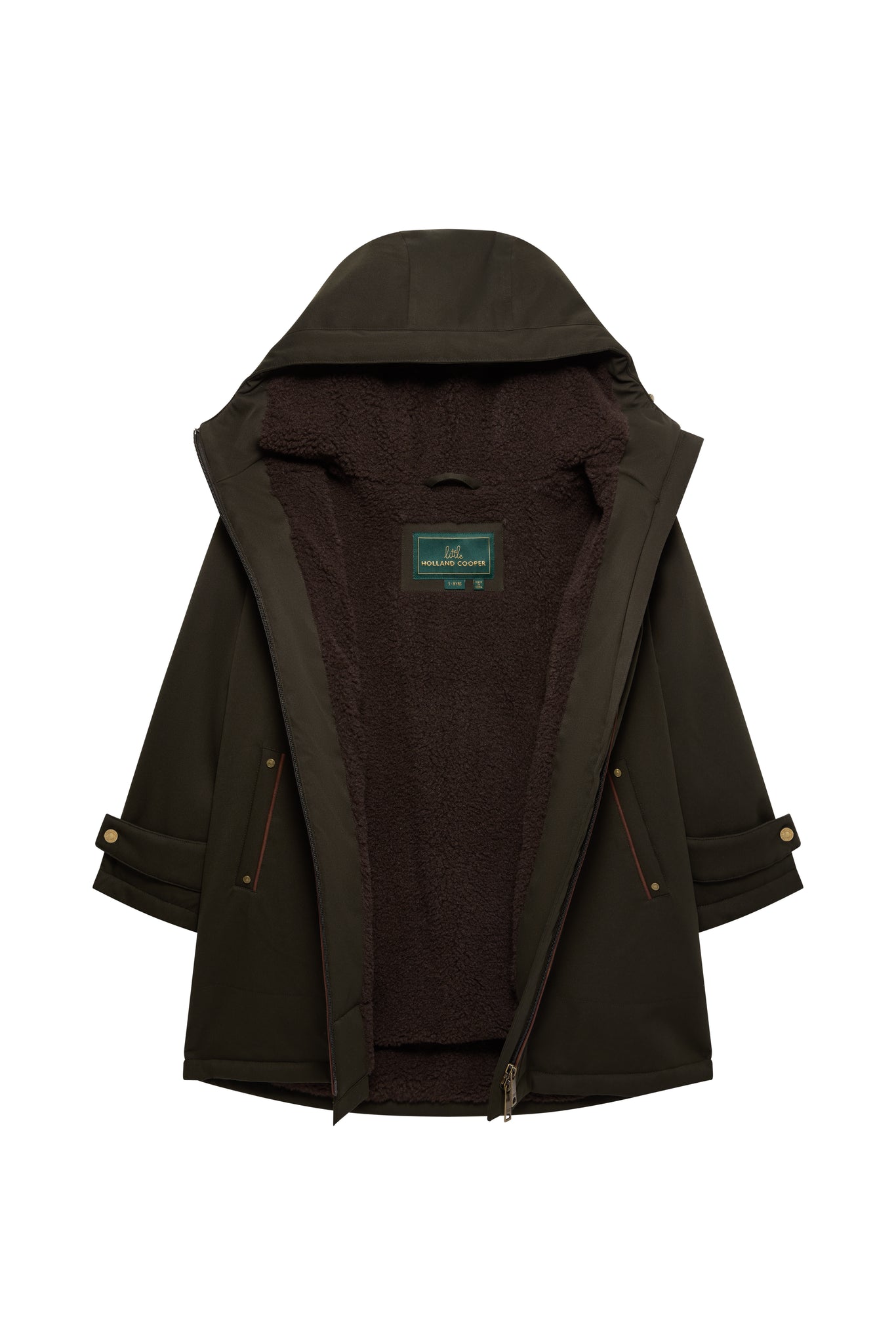 Children's Oversized Waterproof Coat (Khaki)